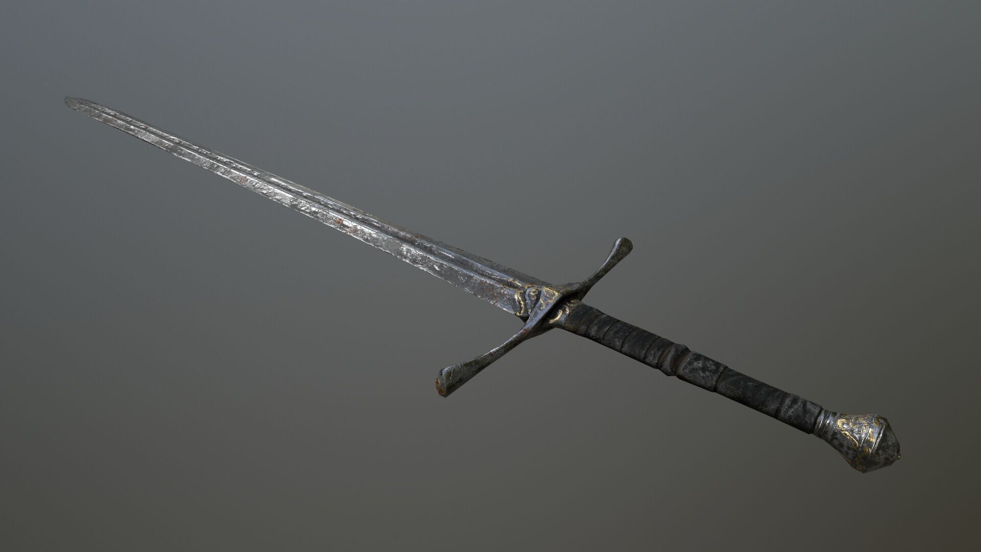   Ruin Set Low-poly 3D model_7