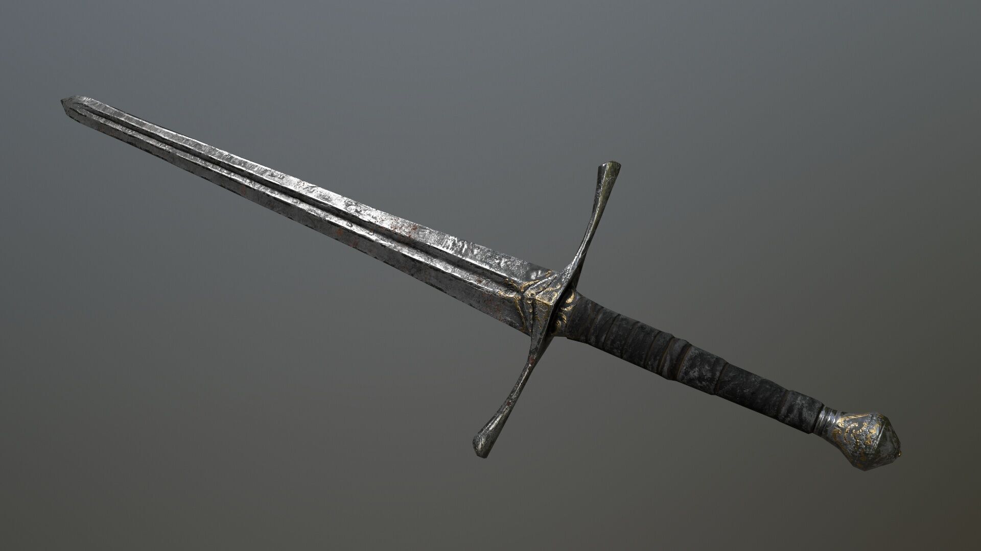   Ruin Set Low-poly 3D model_6