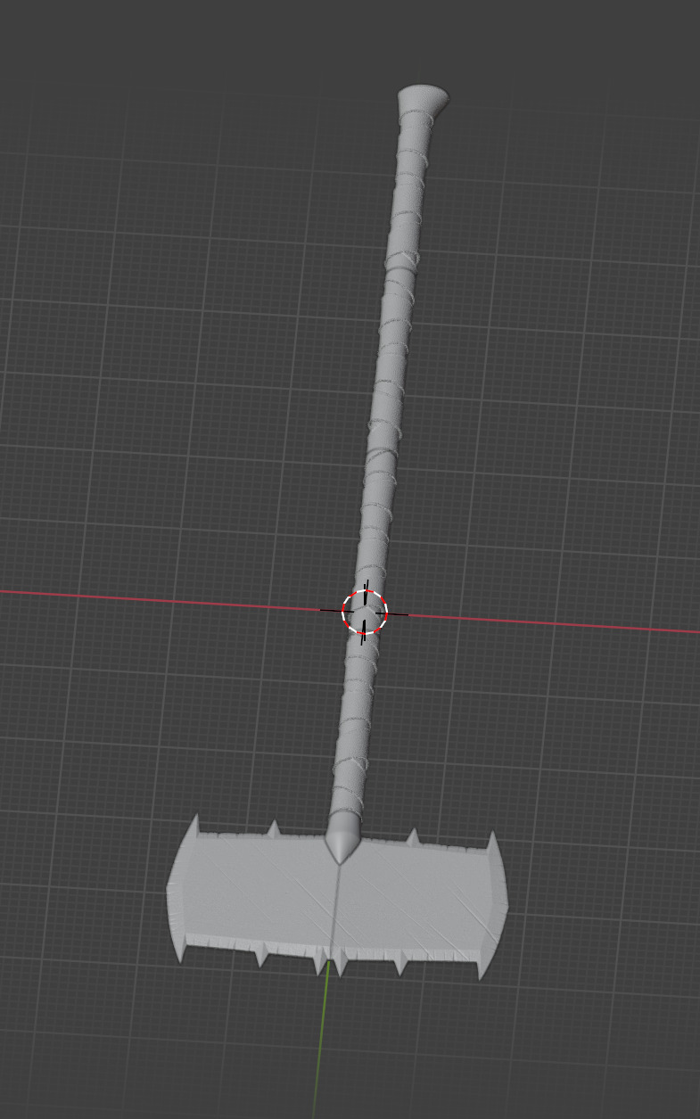 Batman AXE stl 3d print ready model 3D print model_2