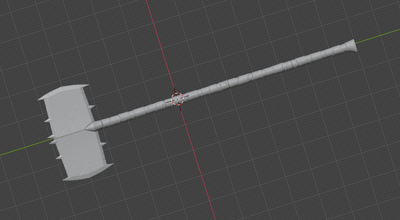 Batman AXE stl 3d print ready model 3D print model_3