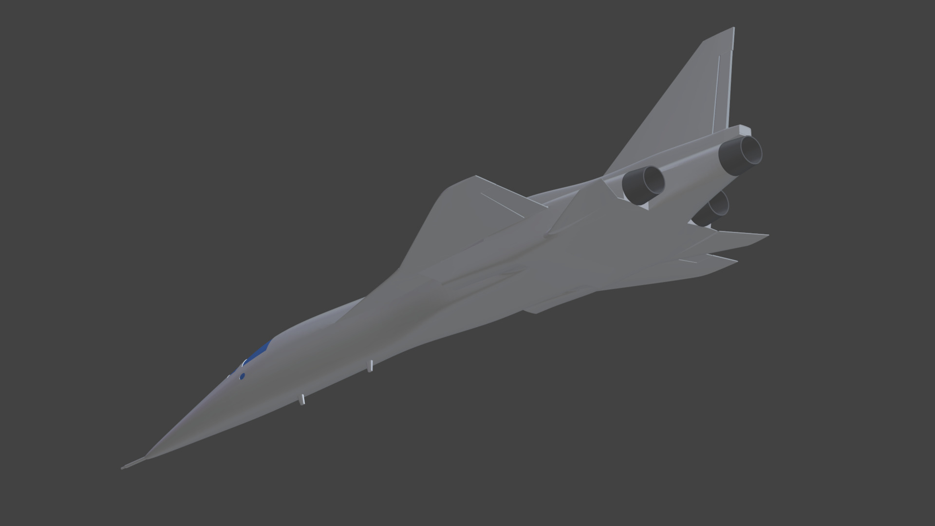 XB-1 Baby Boom 3D print model_2