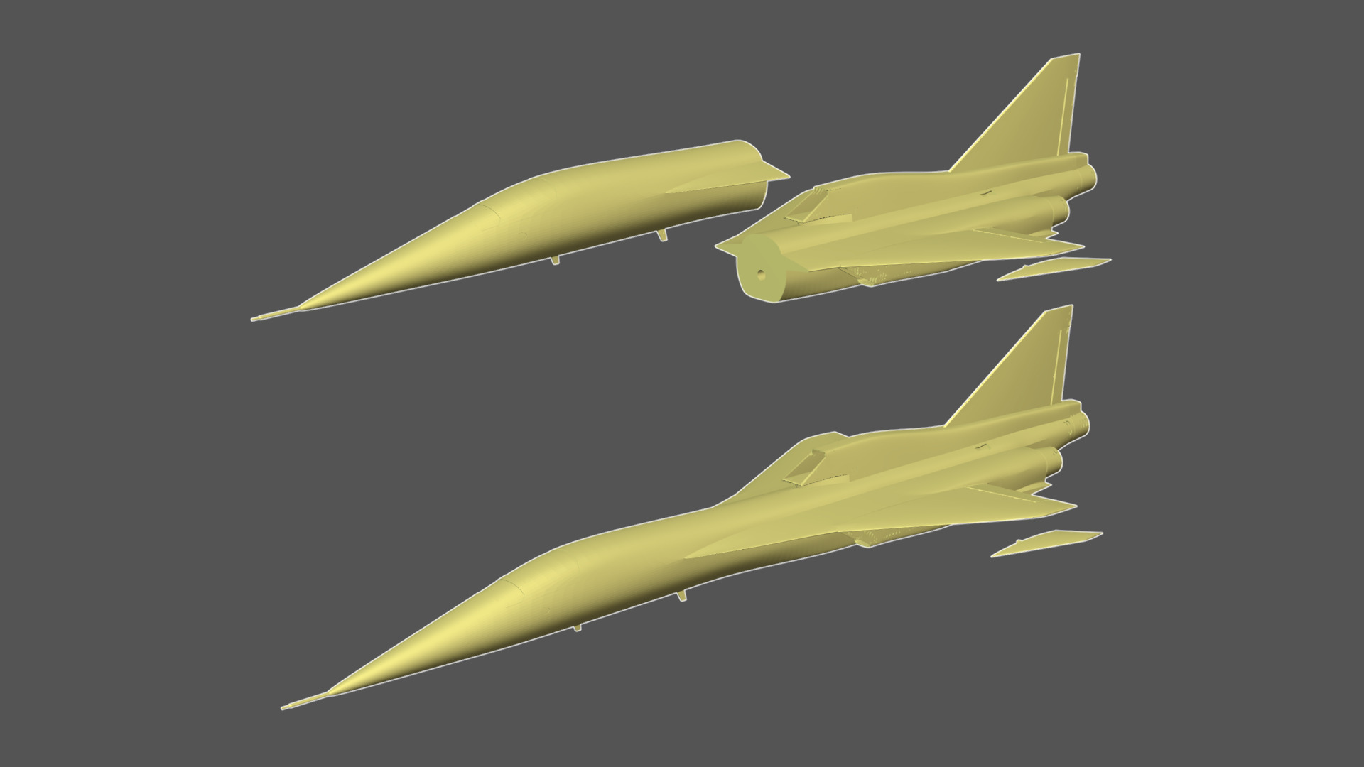 XB-1 Baby Boom 3D print model_5