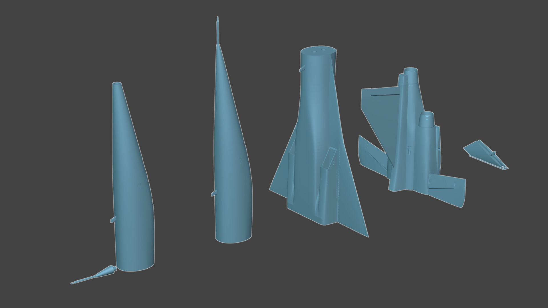 XB-1 Baby Boom 3D print model_3