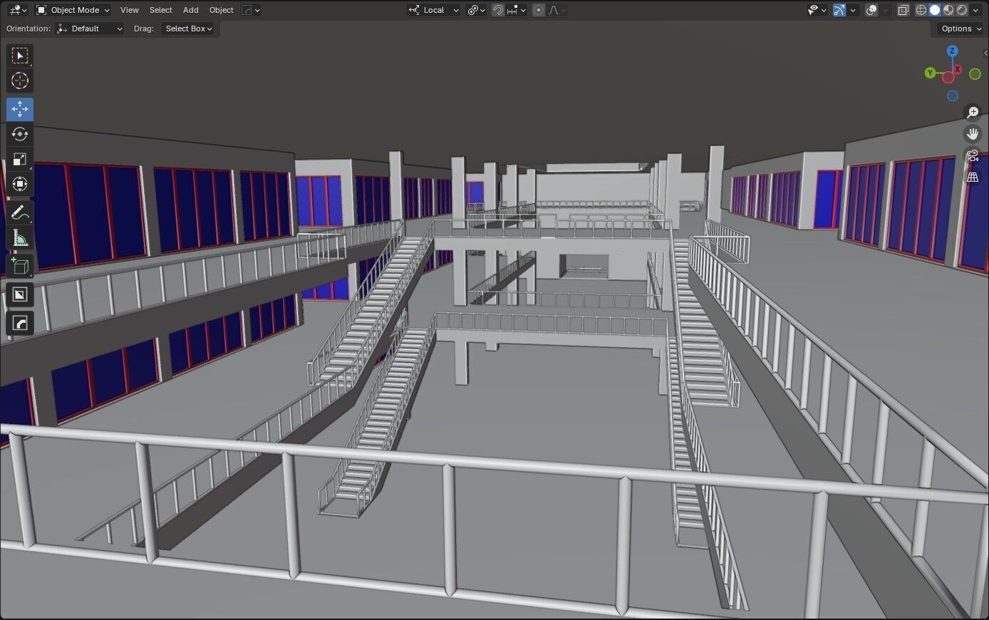 Thika Road Mall 3D Model Low-poly 3D model_7