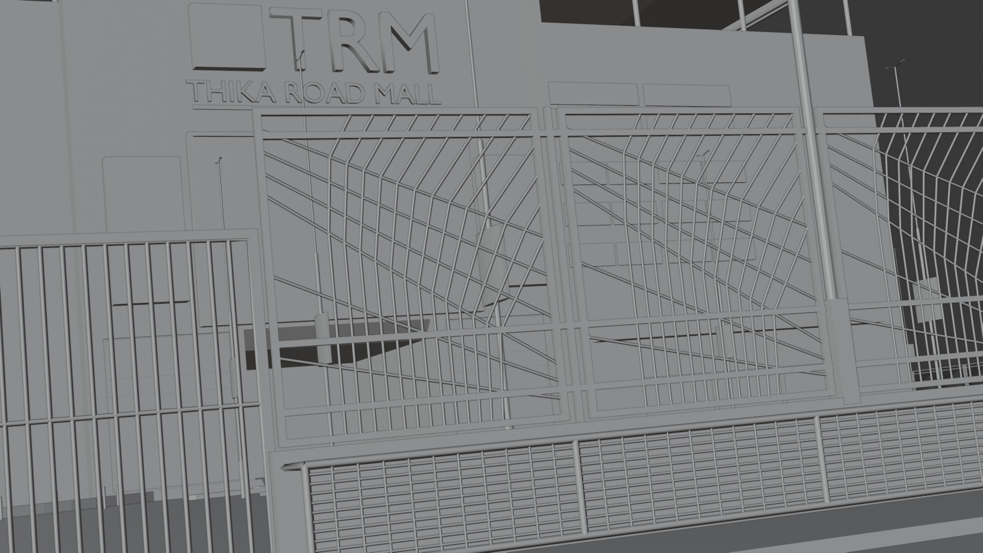 Thika Road Mall 3D Model Low-poly 3D model_12