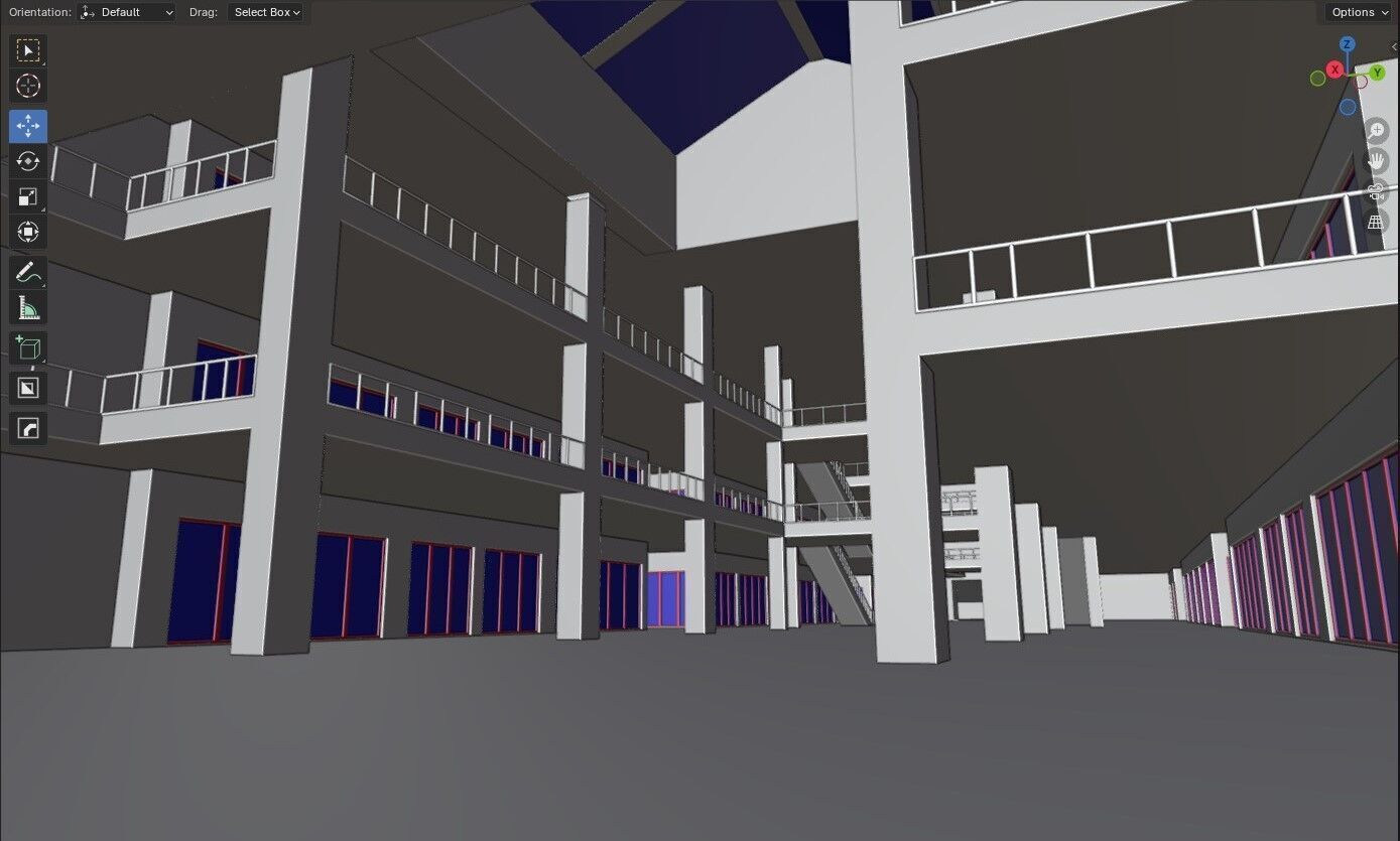 Thika Road Mall 3D Model Low-poly 3D model_9