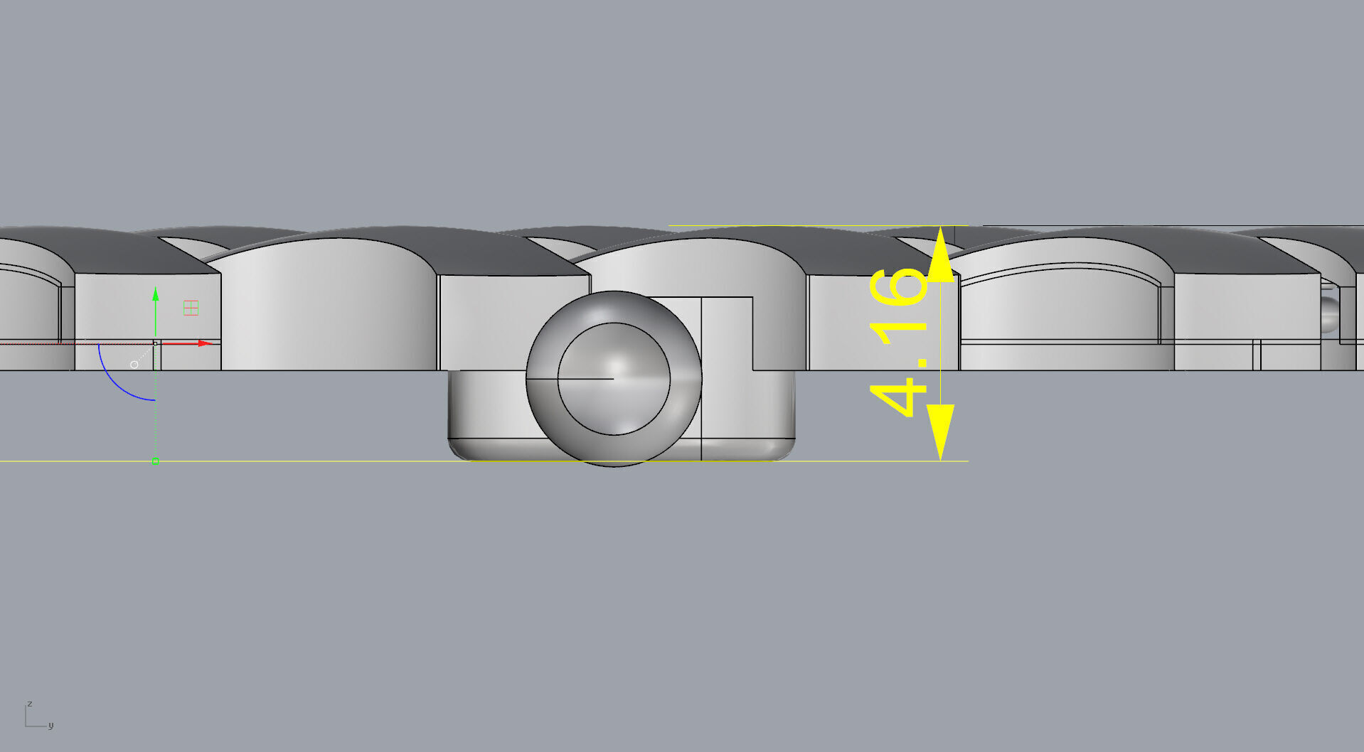 Serpenti Skin Armored Articulated Bracelet 3D print model_15