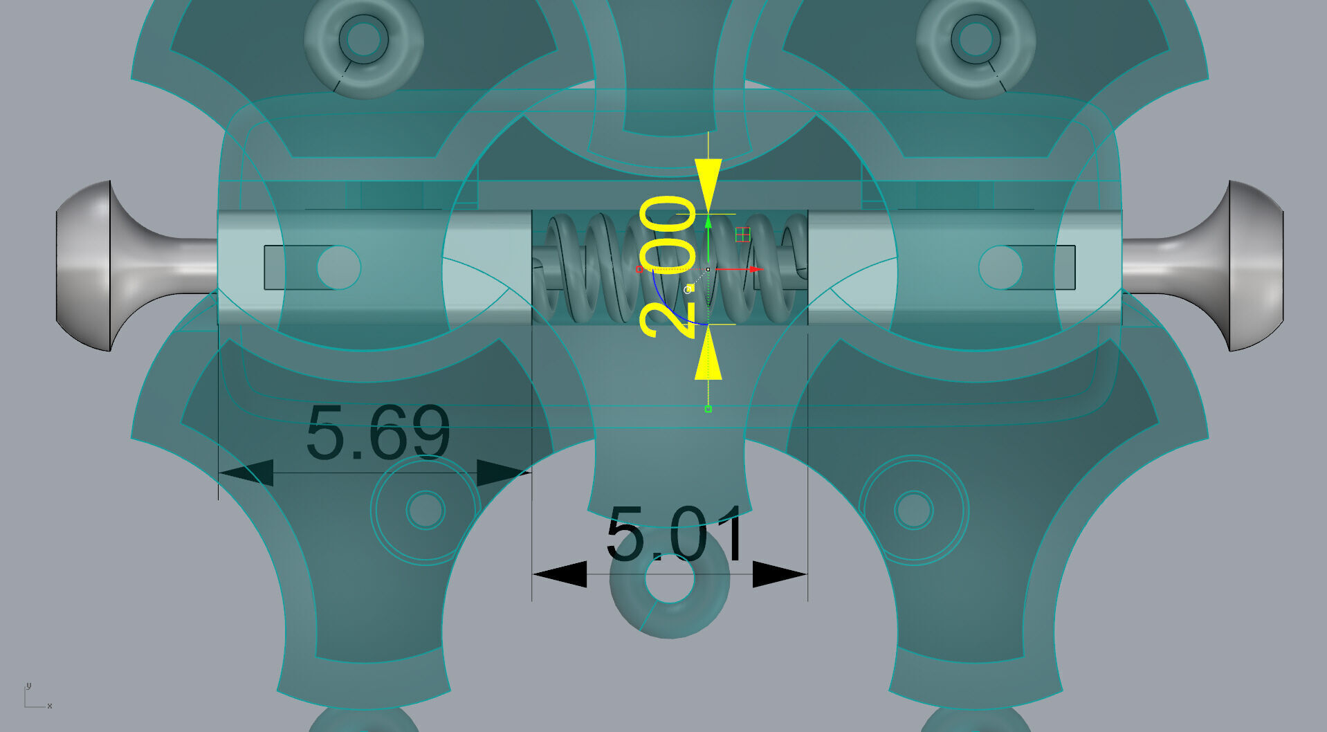 Serpenti Skin Armored Articulated Bracelet 3D print model_16