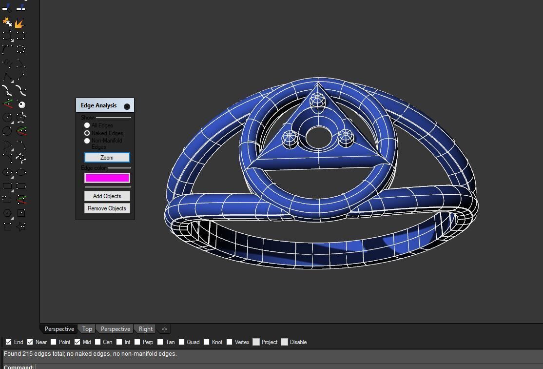 Ring with a stone - variant 2 3D print model_29