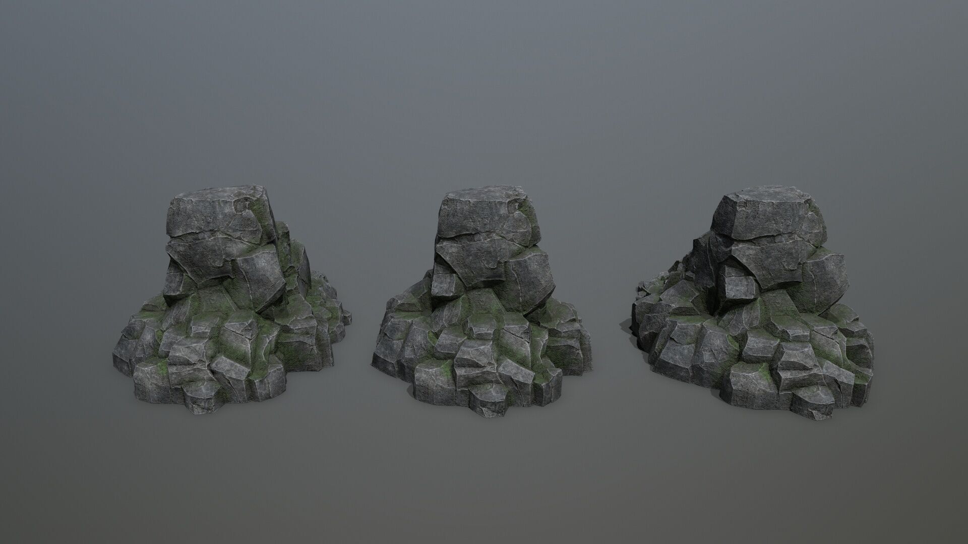 rocks Low-poly 3D model_10