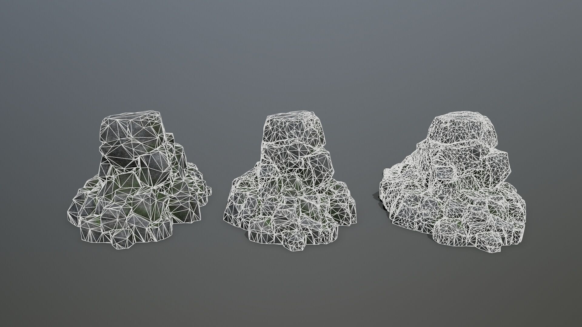 rocks Low-poly 3D model_11