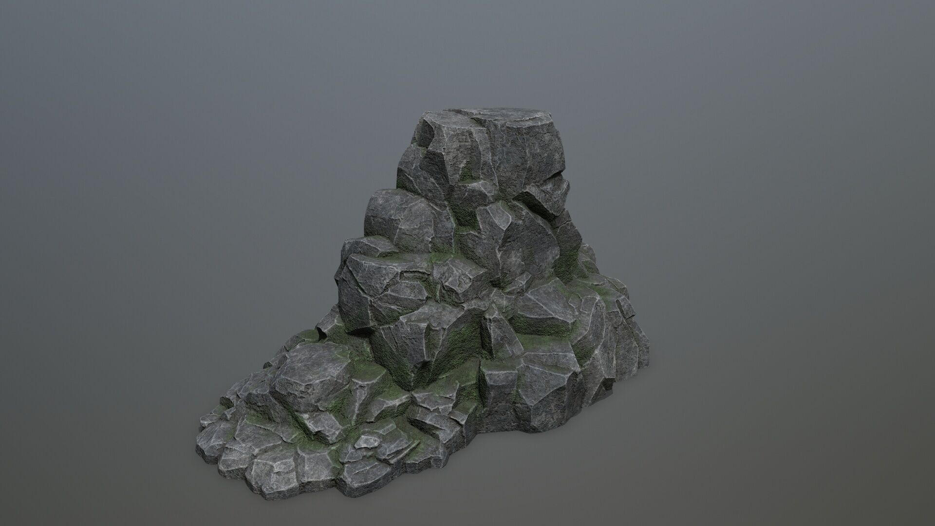 rocks Low-poly 3D model_7