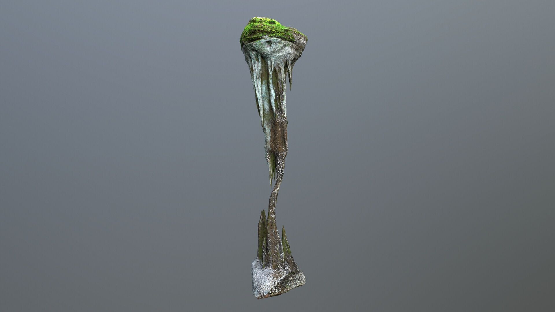 cave rocks Low-poly 3D model_8