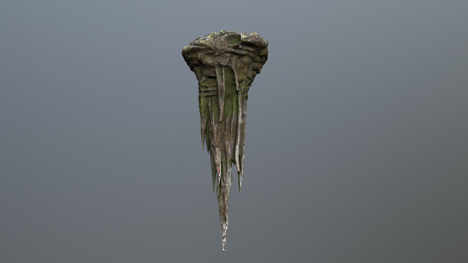 cave rocks Low-poly 3D model_5