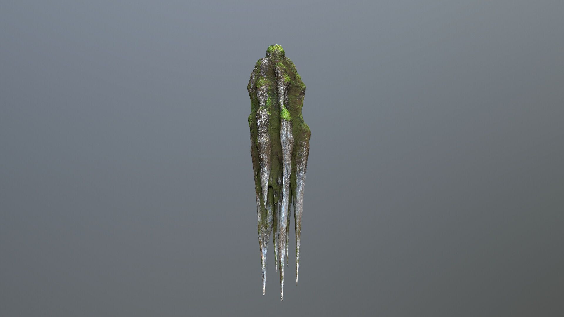 cave rocks Low-poly 3D model_6