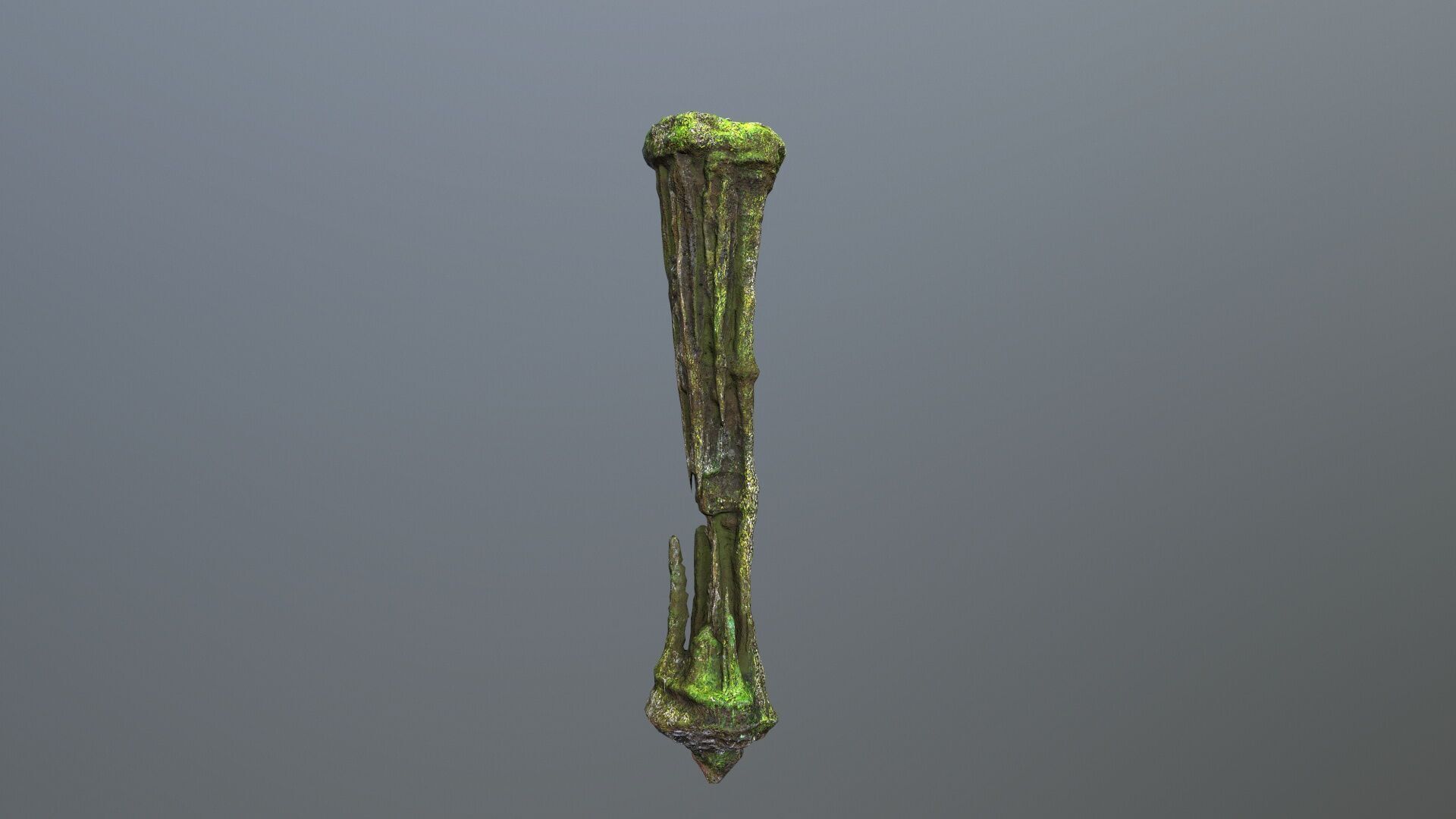 cave rocks Low-poly 3D model_9