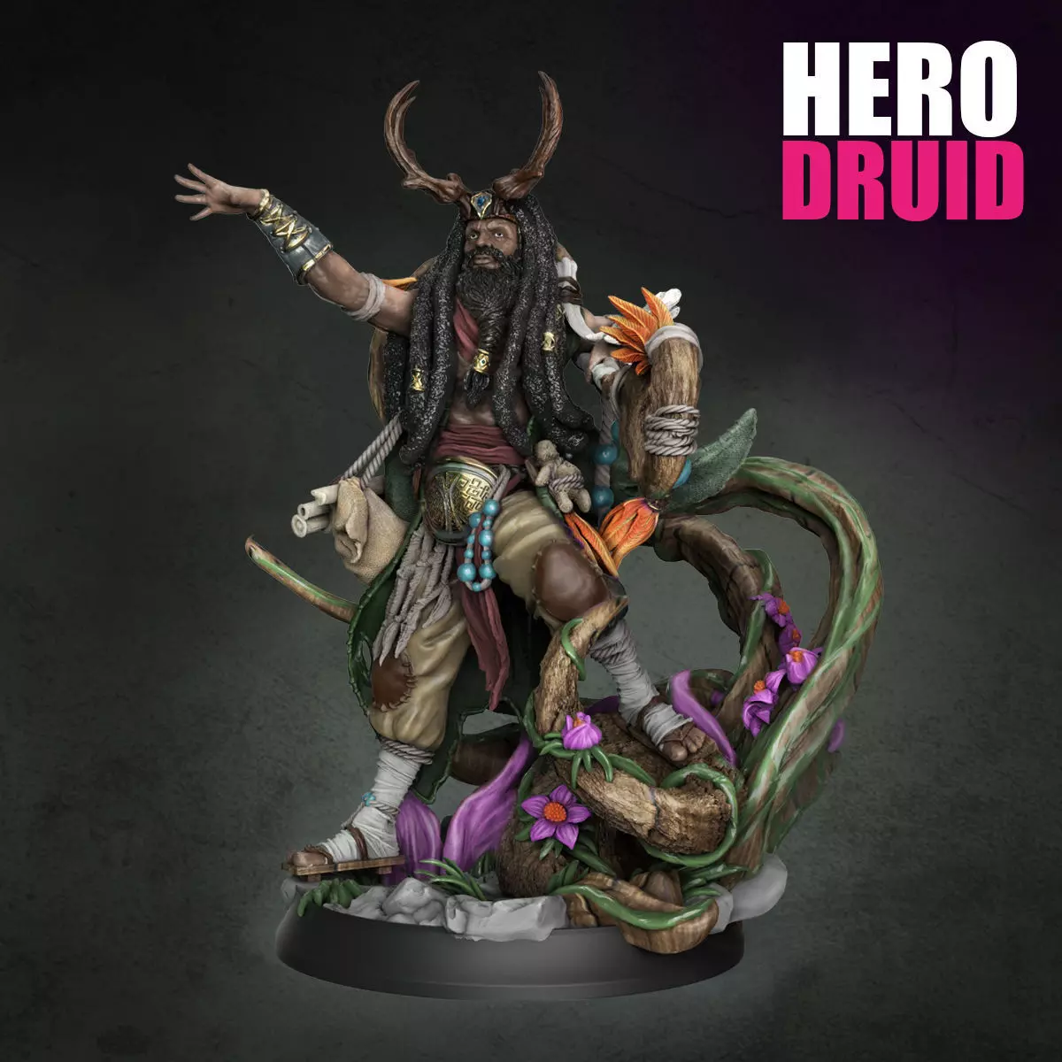 Druid 3D print model_0