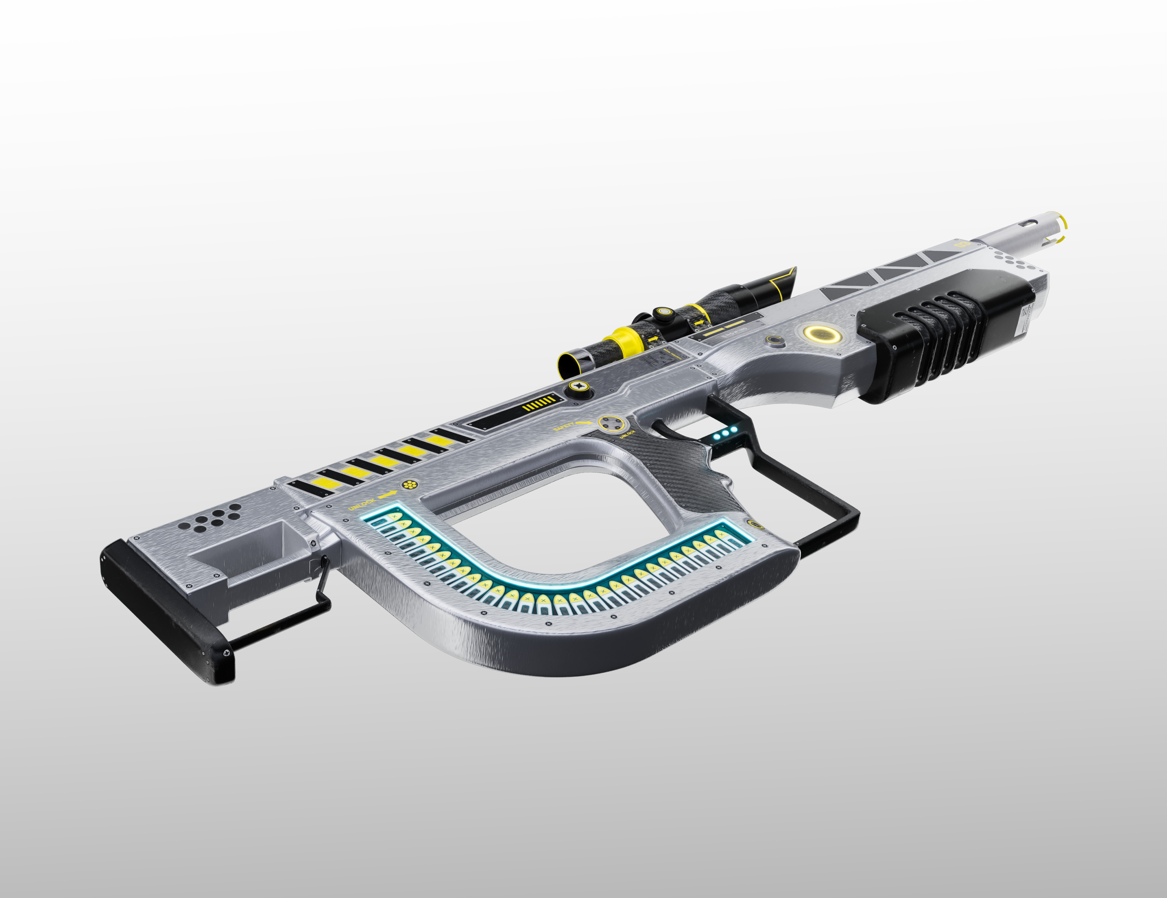 X Sniper Low-poly 3D model_2