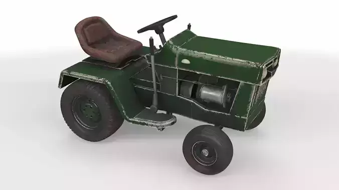 vintage riding lawn mower