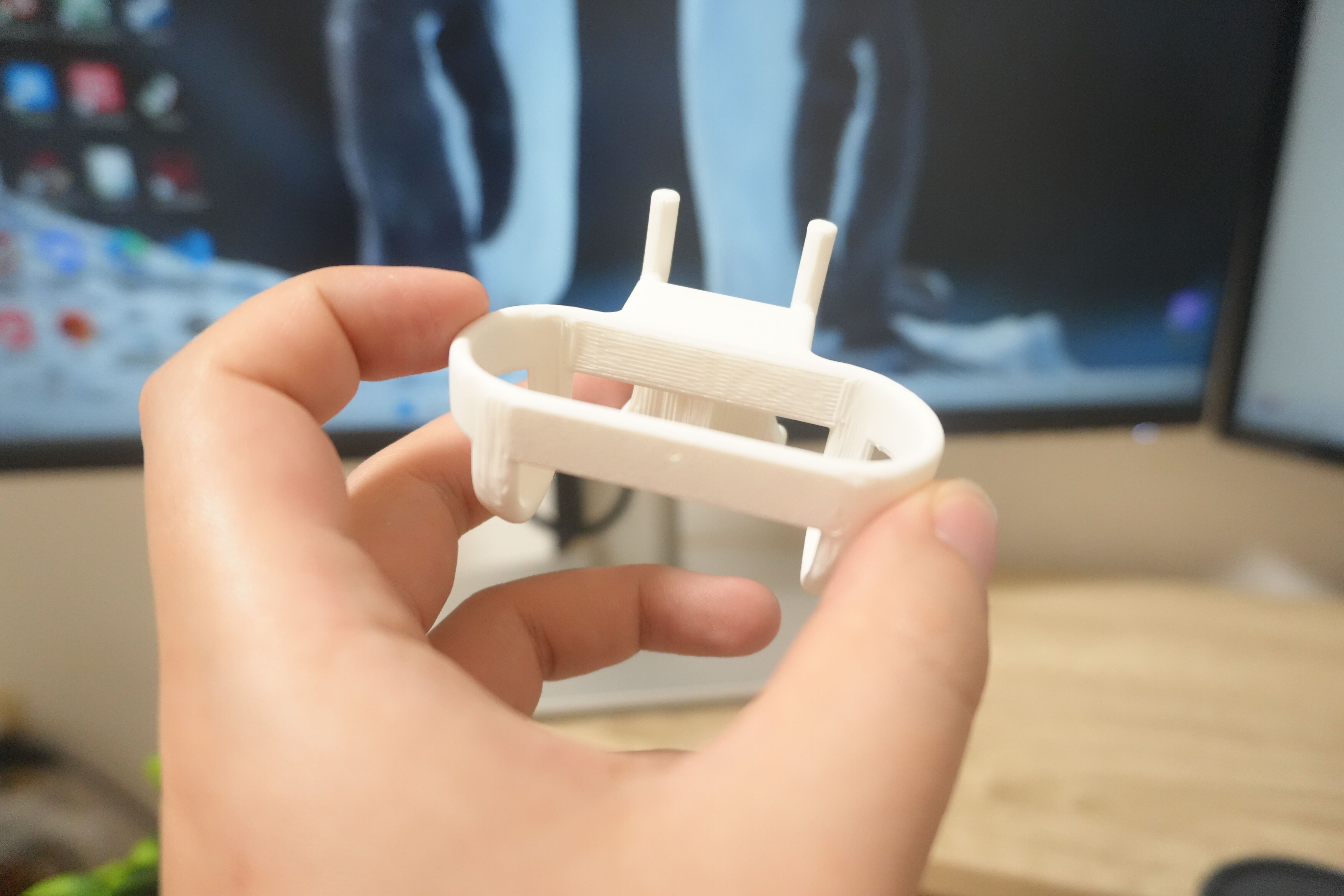 Printable Pegboard hook for AirPods Pro and AirPods Pro 2 3D print model_3