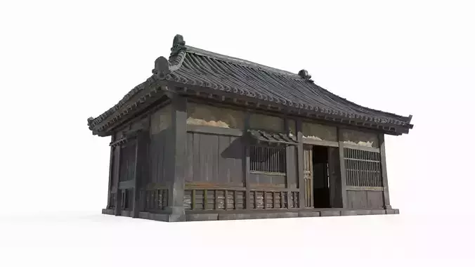 Asian Ancient Architecture Study Room