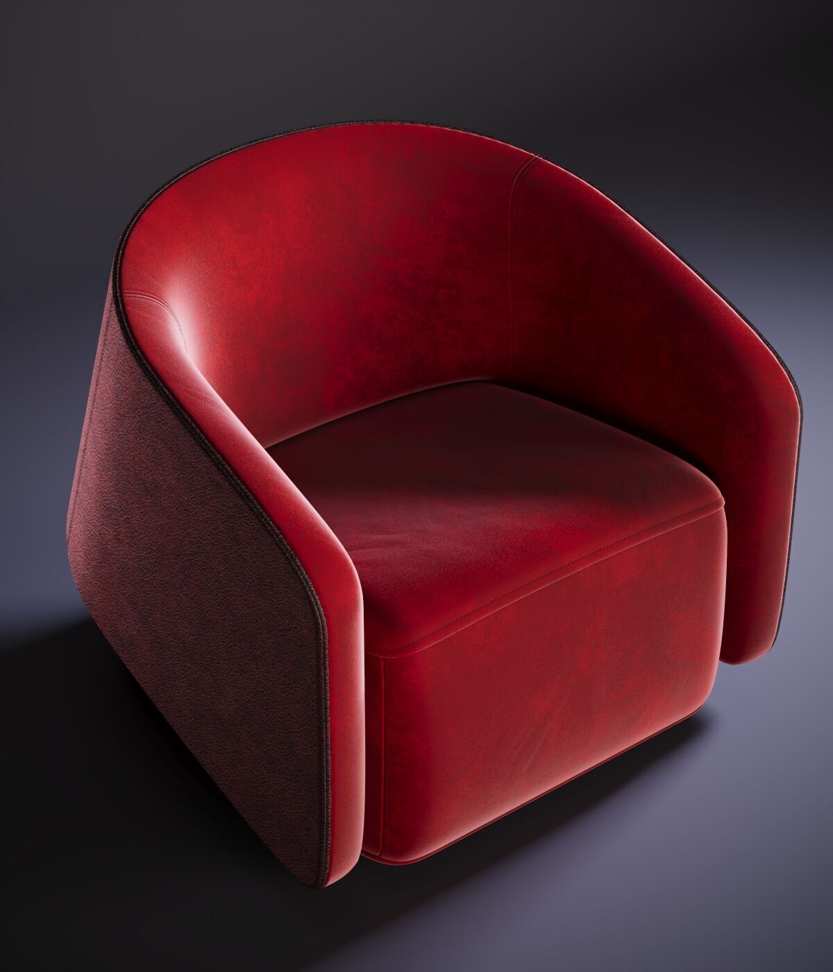 armchair 3D model_2