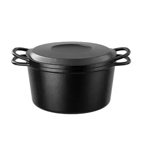 Musui Enameled Cast Iron Pot by Vermicular 3D model