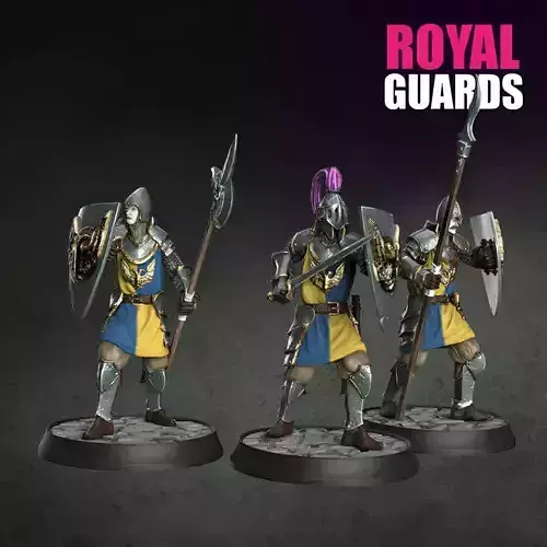 Royal Guards 3D print model