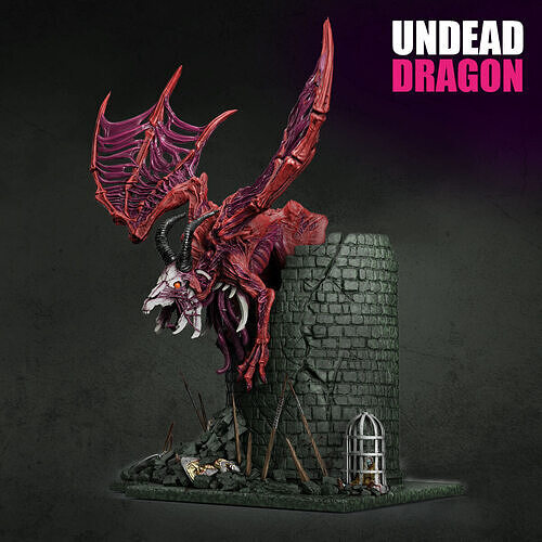 Undead Dragon 3D print model