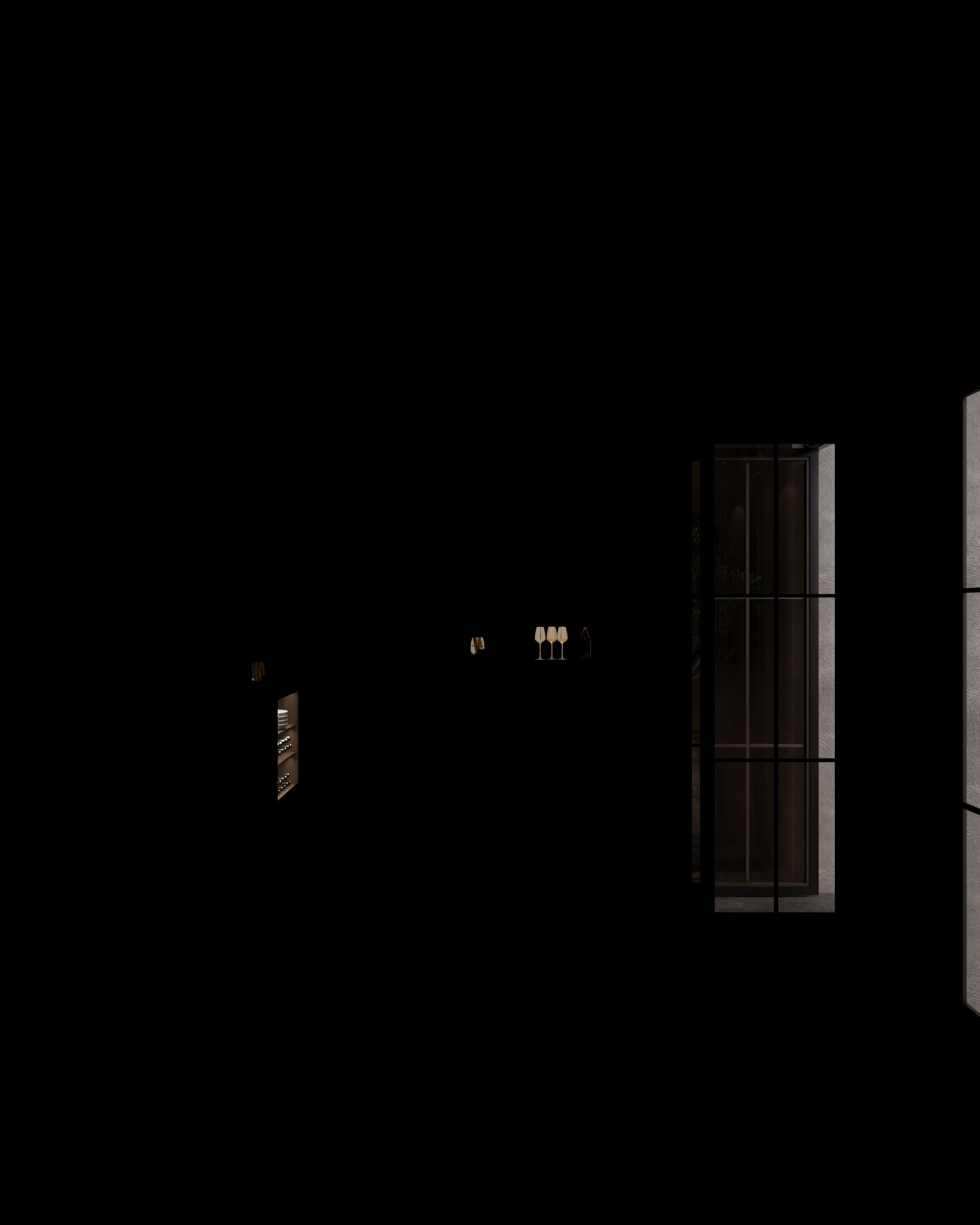 Wine House Interior 3D Model for Architectural Visualization 3D model_7