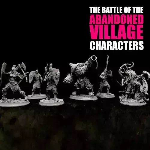 Abandoned Village Characters 3D print model