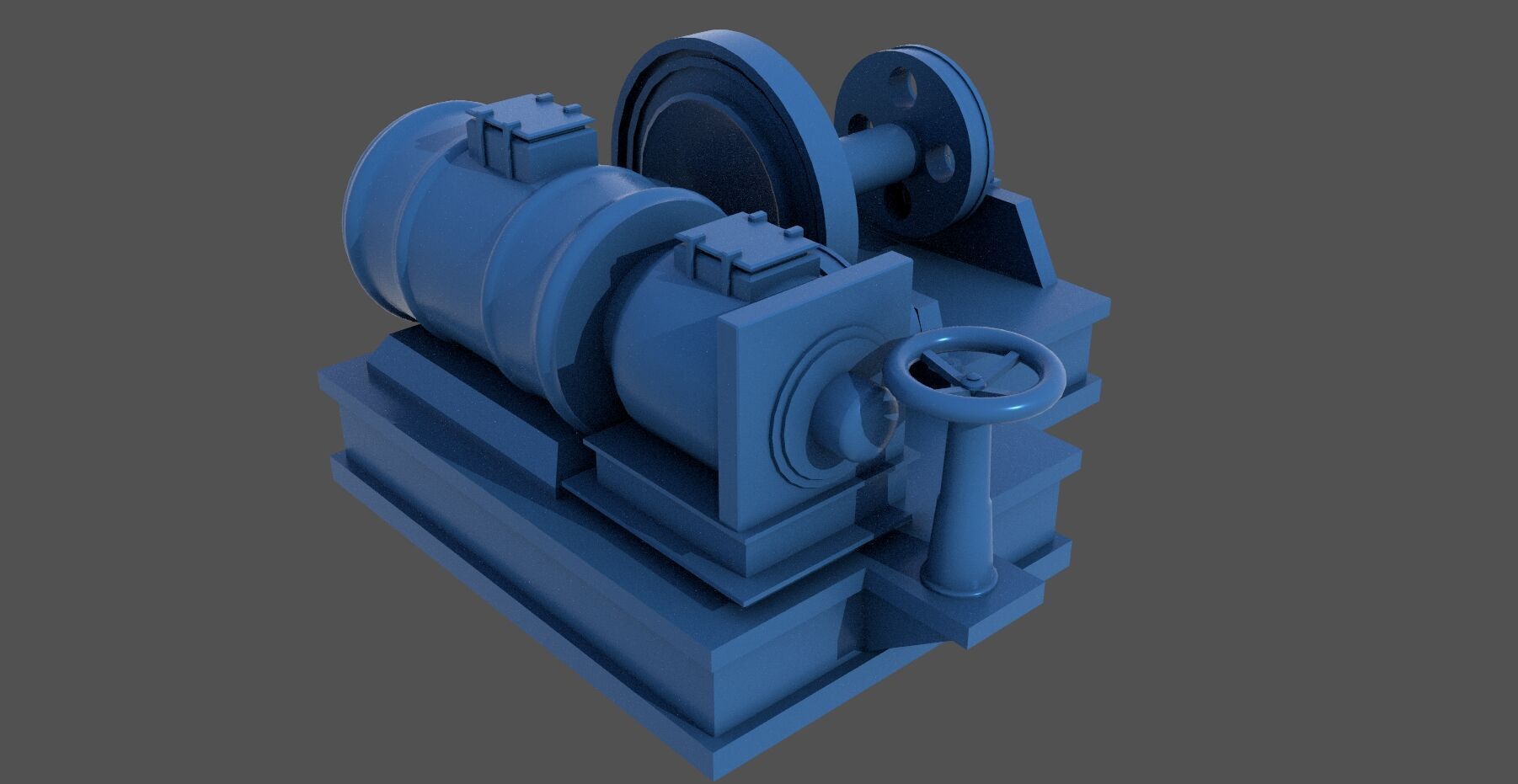 WW2 Littorio Class winches - Commercial license - 1-200 scale 3D print model_1