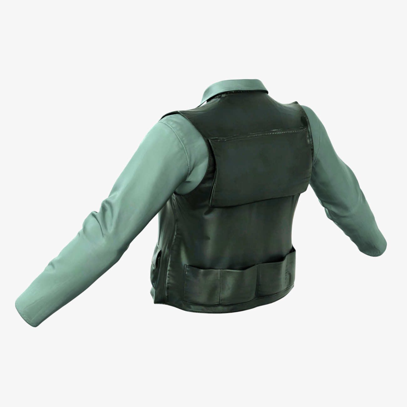 Rebel Trooper Rigged Animated Low-poly 3D model_16