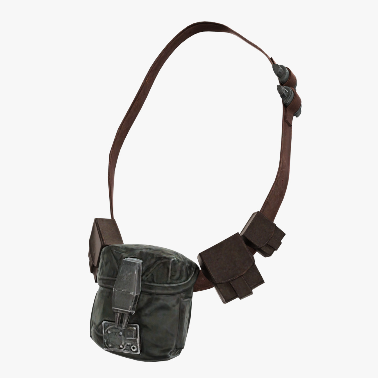 Rebel Trooper Rigged Animated Low-poly 3D model_14