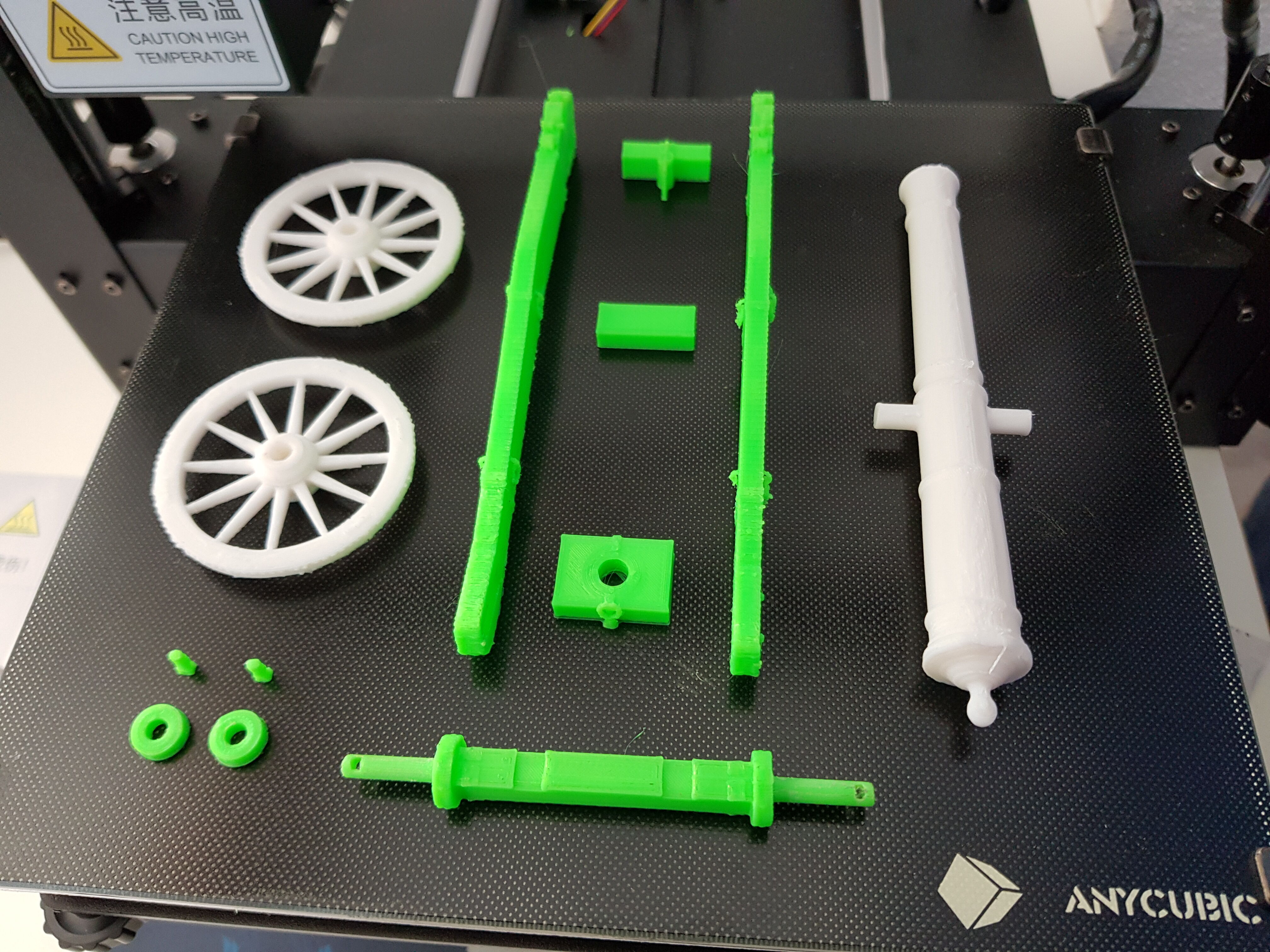 XVIII century cannon - Commercial license - 1-16 scale 3D print model_11