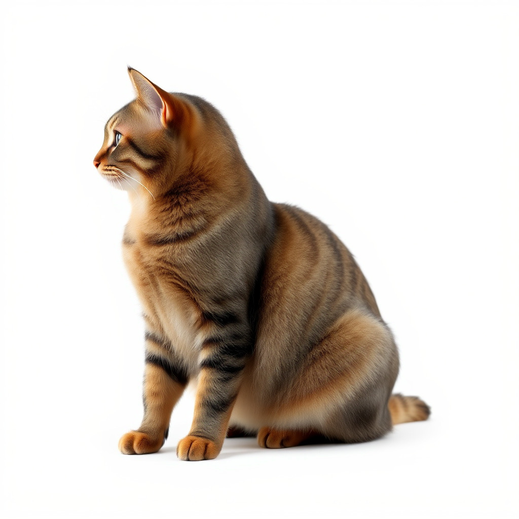 Realistic Domestic Cat Model Pack Low-poly 3D model_4