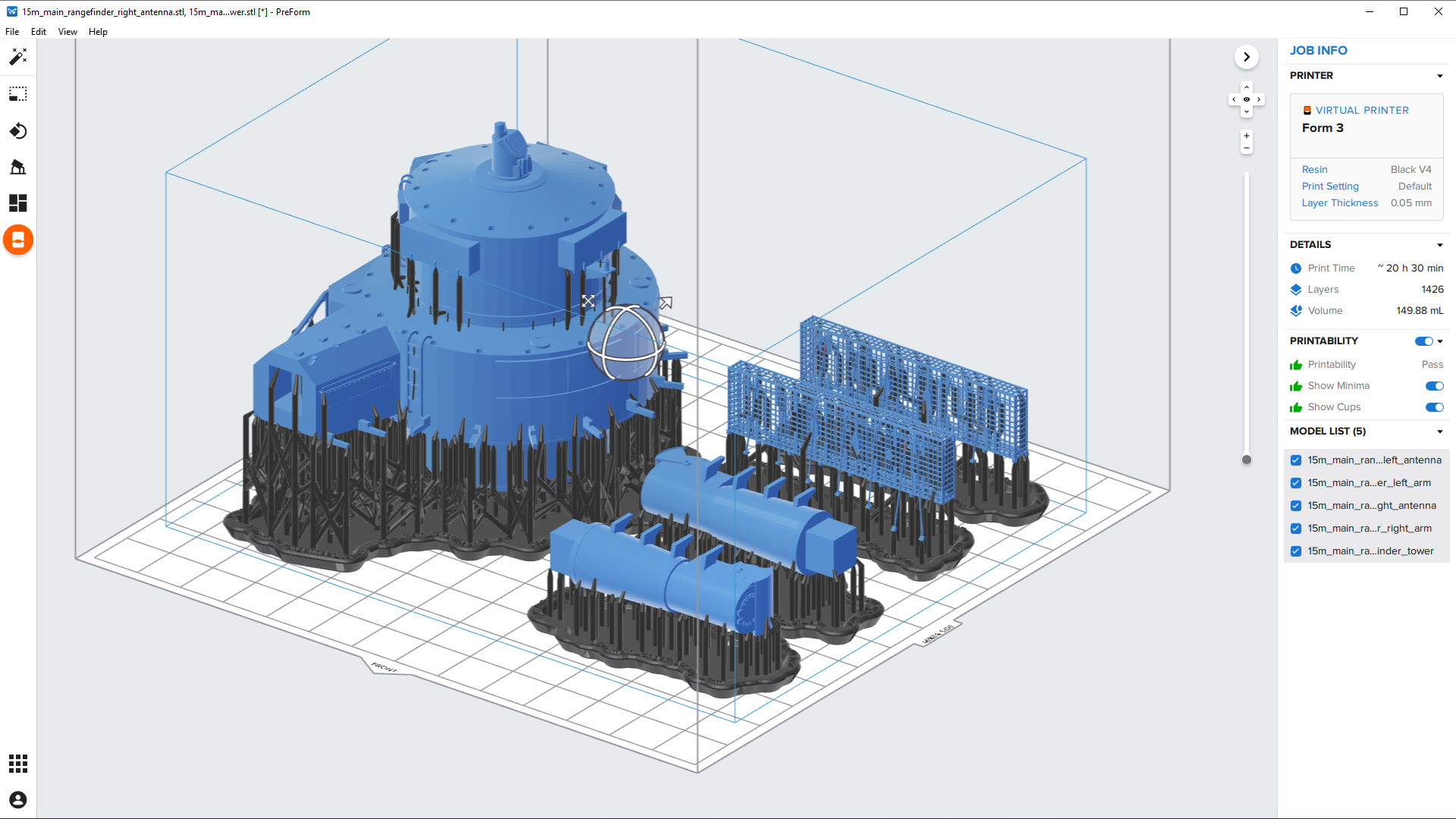 Yamato 15m main rangefinder - Commercial license - 1-100 scale 3D print model_9
