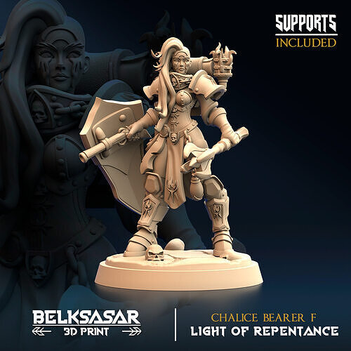 Chalice Bearer F 3D print model