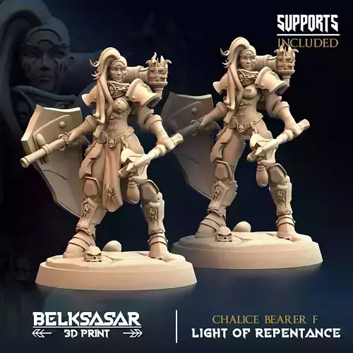 Chalice Bearer F Nude and Normal