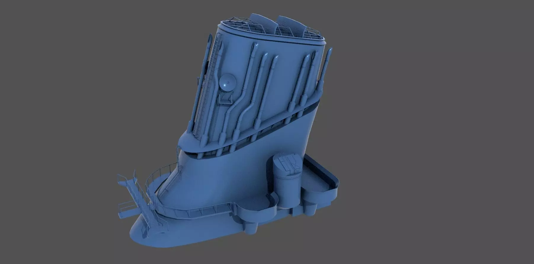 Yamato funnel - Commercial license - 1-100 scale 3D print model_0