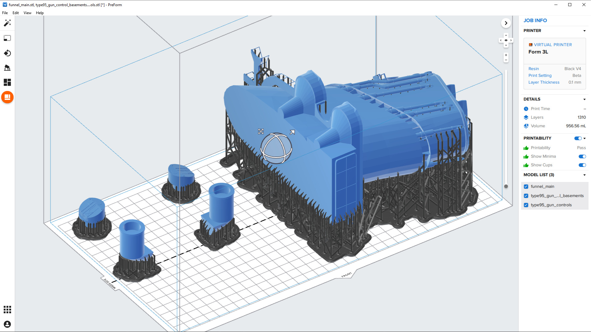 Yamato funnel - Commercial license - 1-100 scale 3D print model_7