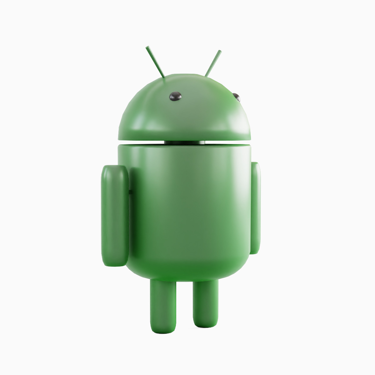 Android Robot 01 Low-poly 3D model_2
