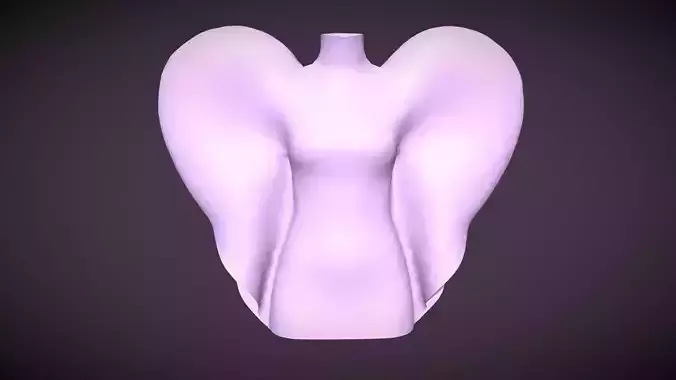 Heart Dress In Low Poly