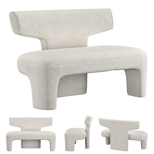 Litho II  Pierre Frey Bench 3D model
