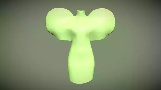 Heart Tops In Low Poly 