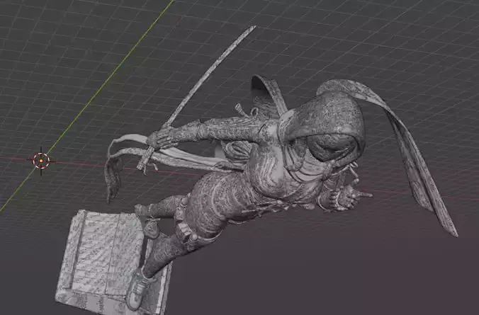 spiderman ninja 3d stl model 3dprinting