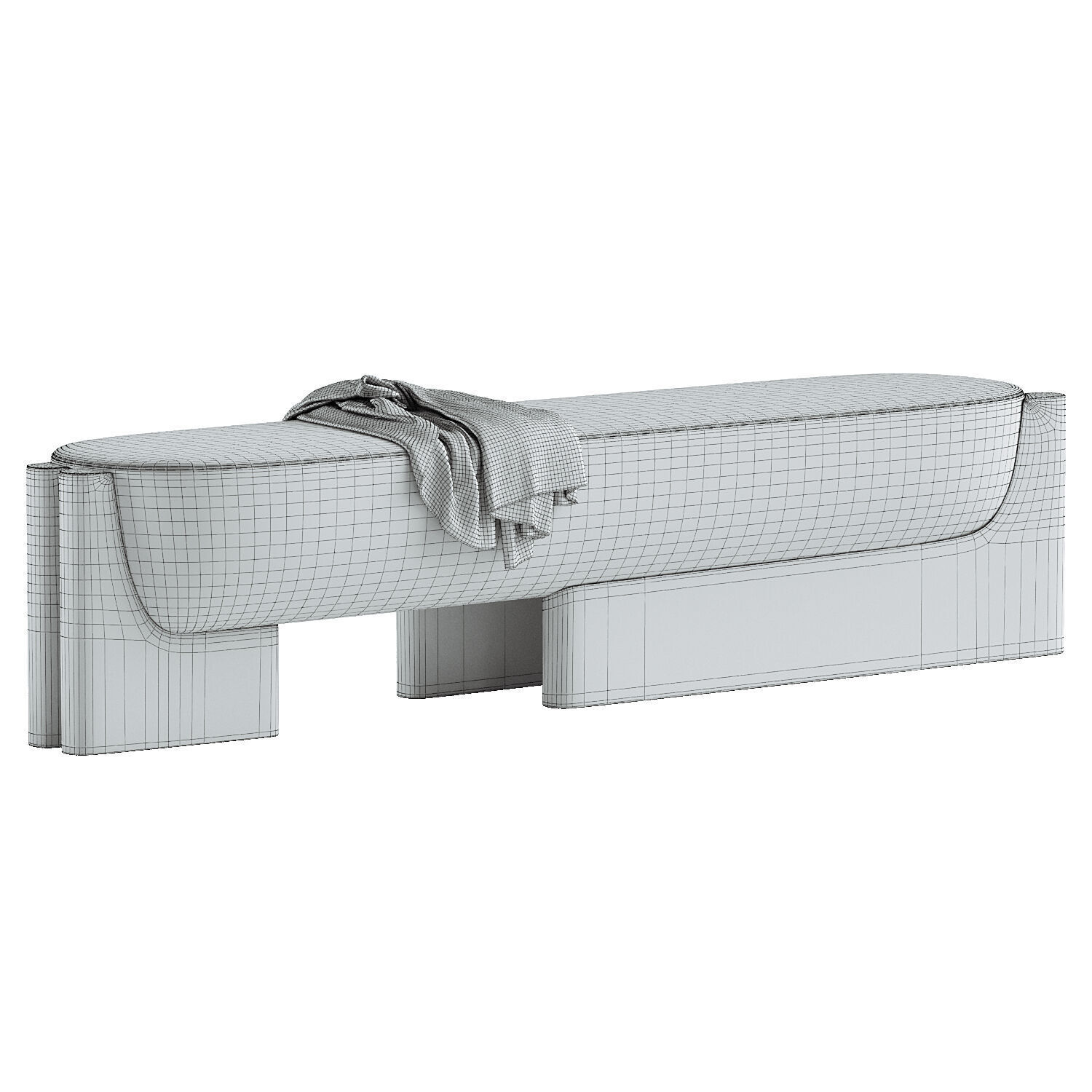 TOULOUSE BENCH 3D model_4