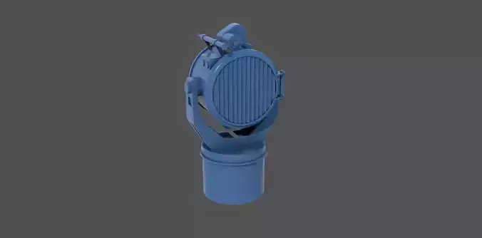 Yamato Search light 60cm - Commercial license - 1-100 scale 3D print model