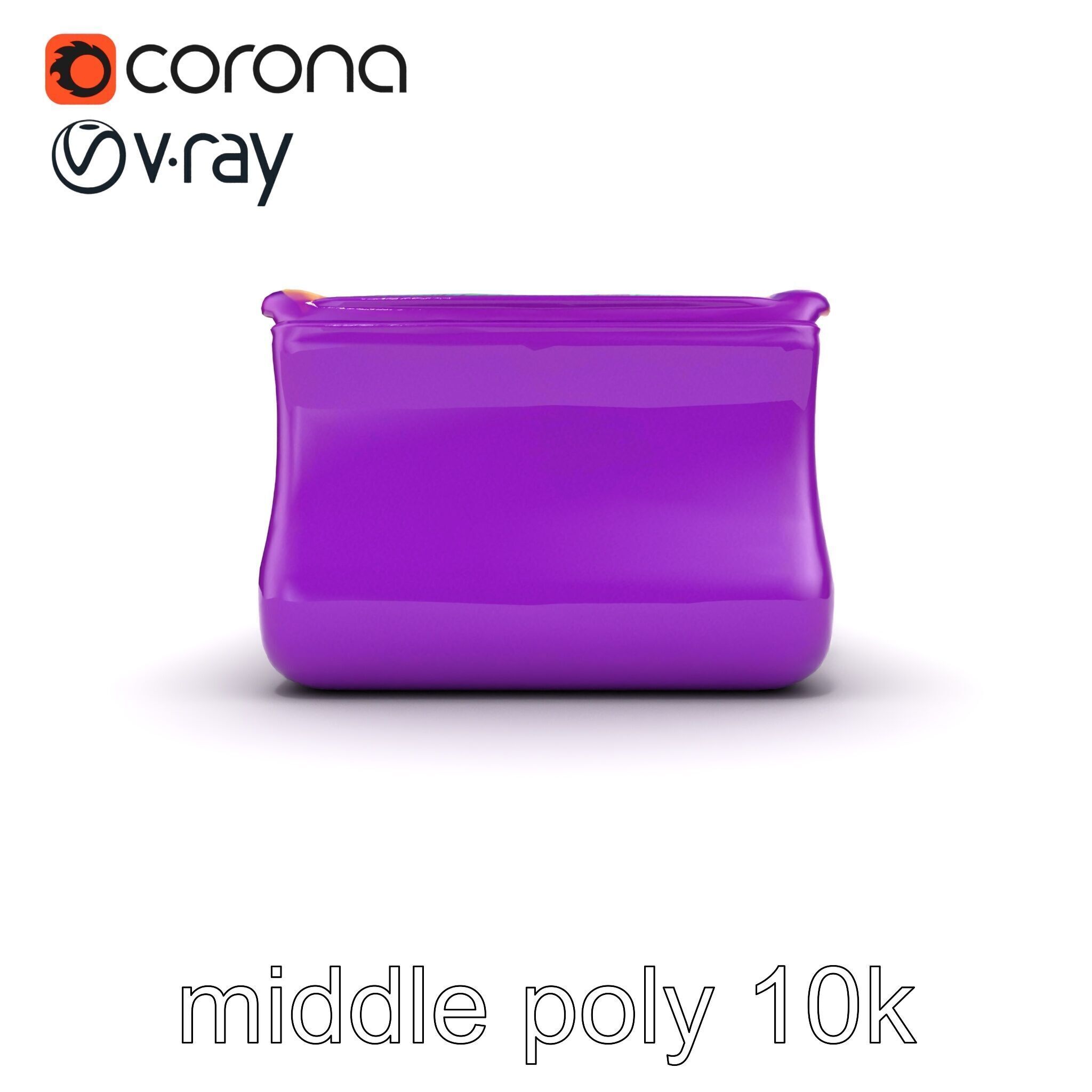 Convertible Inflatable Mattress Vibrant Patterns Model Pack Low-poly 3D model_16