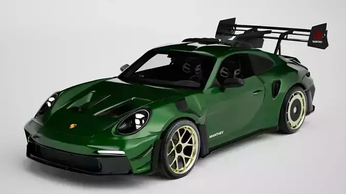 Porsche 911 GT3 RS 992 Manthey Kit 2025 3D model 3D model